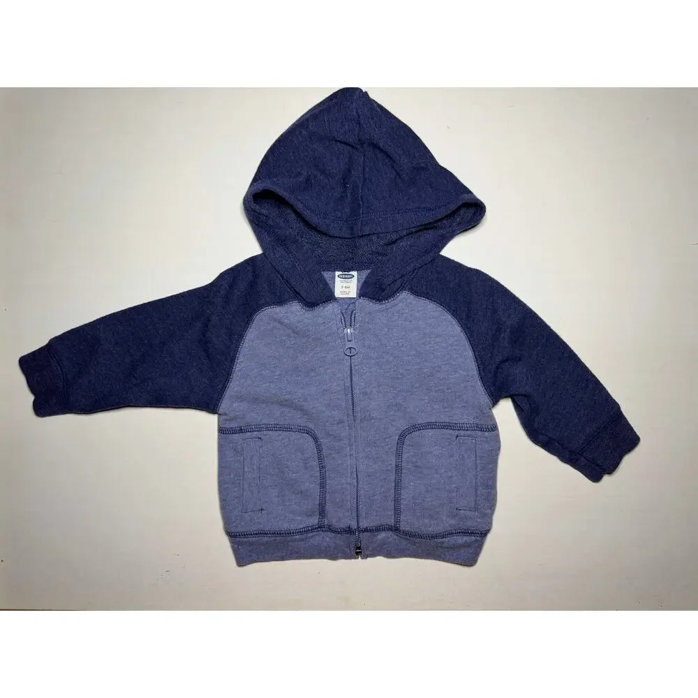 Baby Boy 3-6M 6M Clothing Lot Carter’s Old Navy Hoodies Bodysuits 7pc